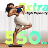 RunSTAR 550lb Bathroom Digital Scale for Body Weight with Ultra-Wide Platform and Large LCD Display, Accurate High Precision Scale with Extra-High runstar