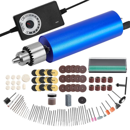 Winartton Electric Resin Polishing Kit, Resin Drill with 110 Accessories, Rotary Tool for Resin Casting Molds, Resin Sander and Polishing Kit for