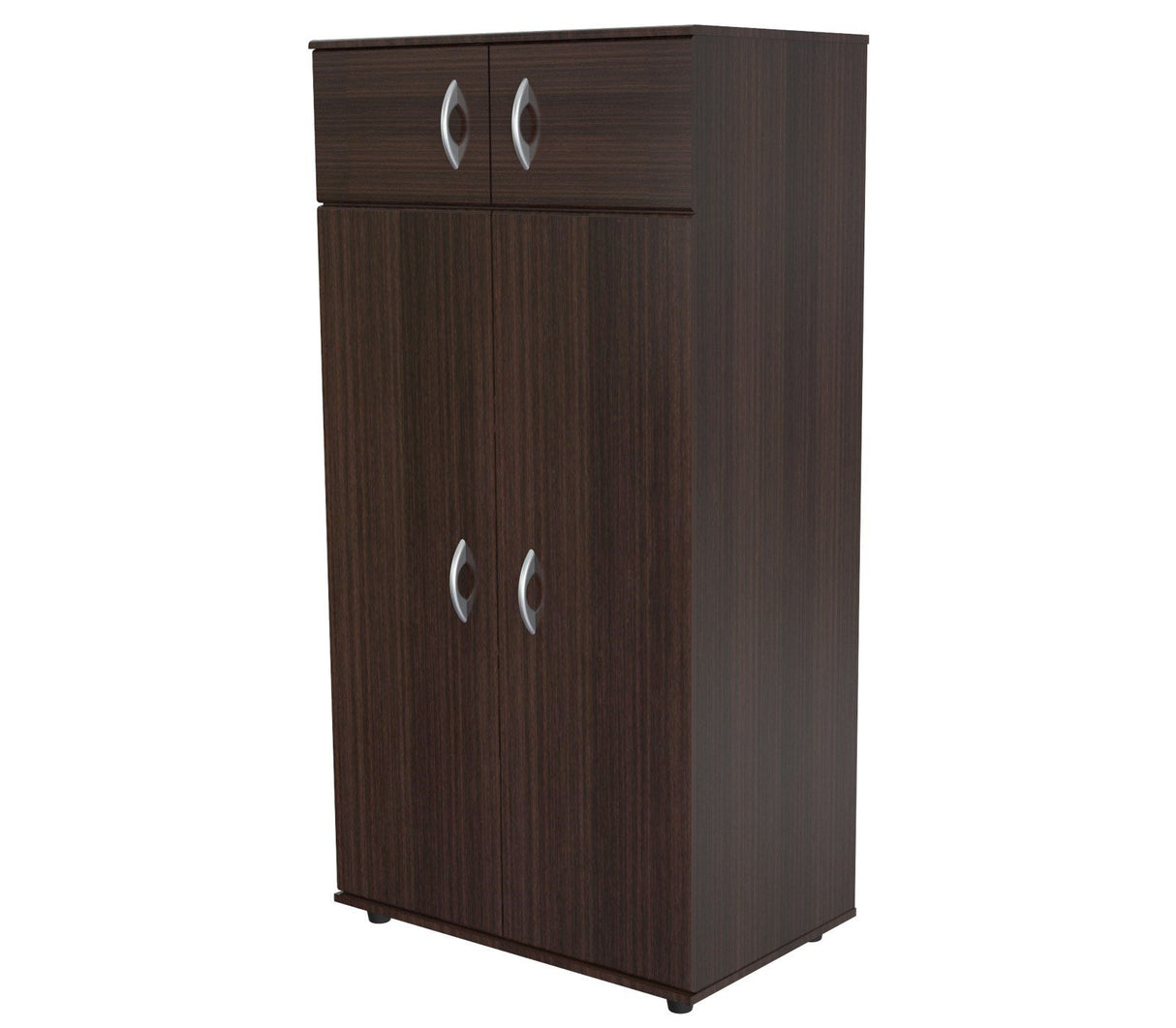 Inval 4-Door Armoire Wardrobe, Espresso Inval