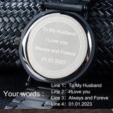 BOBO BIRD Mens Personalized Engraved Wooden Watches, Stylish Wood & Stainless Steel Combined Quartz Casual Wristwatches for Men Family Friends BOBO BIRD