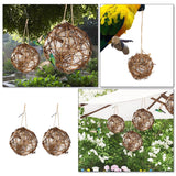 2PCS Globe Hummingbird Nesters - 2024 New Handmade Birdhouse and Birdhouse Materials, Hummingbird Nesting Houses Set, Hanging Bird Nesters for Wild Bagetool