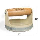 Speedball Block Printing Baren - Comfortable Wooden Handle, Made in the USA - 4 Inches Speedball