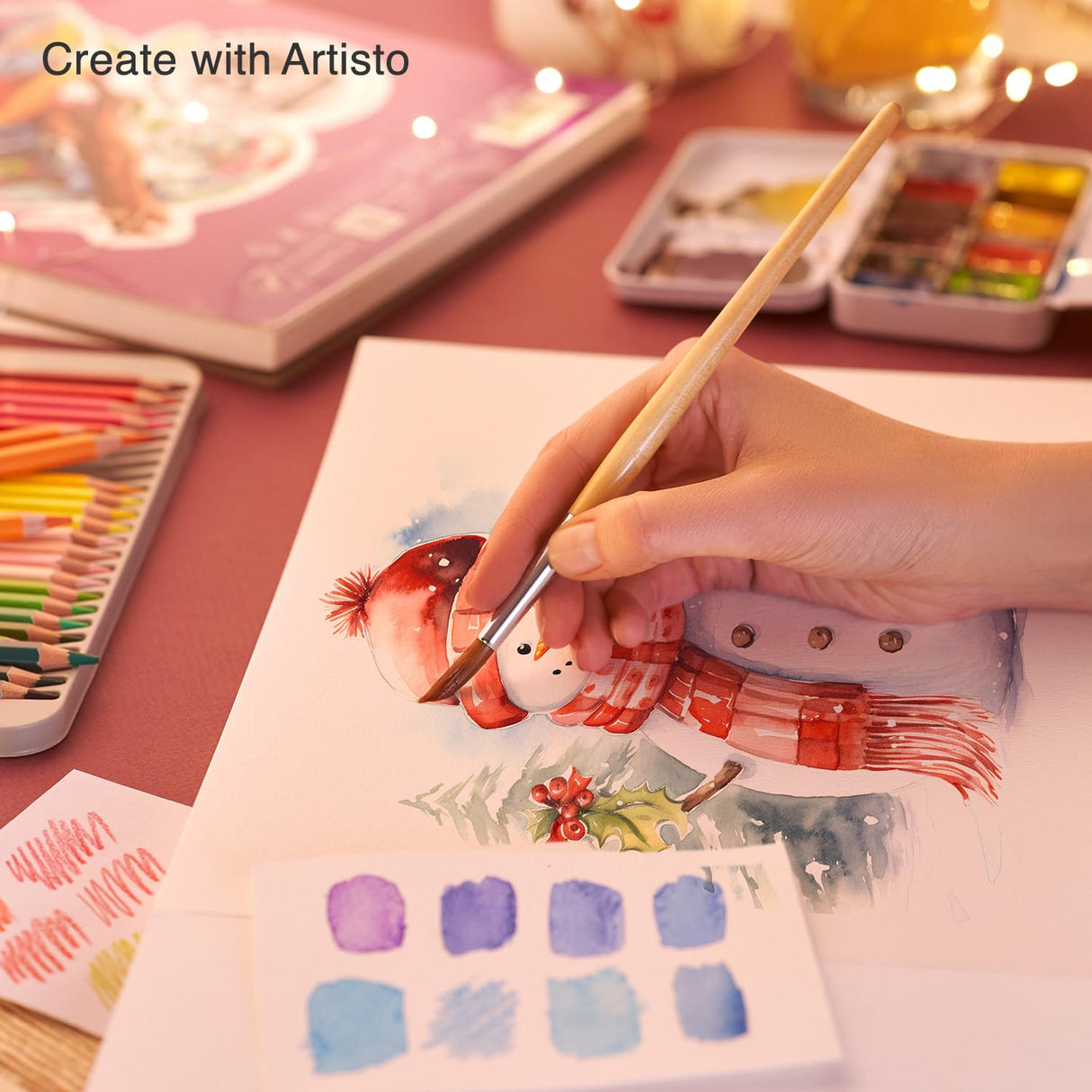 ARTISTO Watercolor Pads 9x12" & Watercolor Pads 5.5x8.5" Bundle Artisto