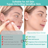 Ditoi Disposable Face Towels, Biodegradable Facial Towels, Super Soft and Thick Clean Towels XL, Makeup Remover Dry Wipes, Face Cloths for Sensitive Ditoi