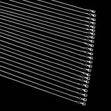 24pcs 18 Inch 925 Silver Plated 1.2mm DIY Snake Chain Charms Link Necklace with Lobster Clasps for Jewelry Making Cmidy