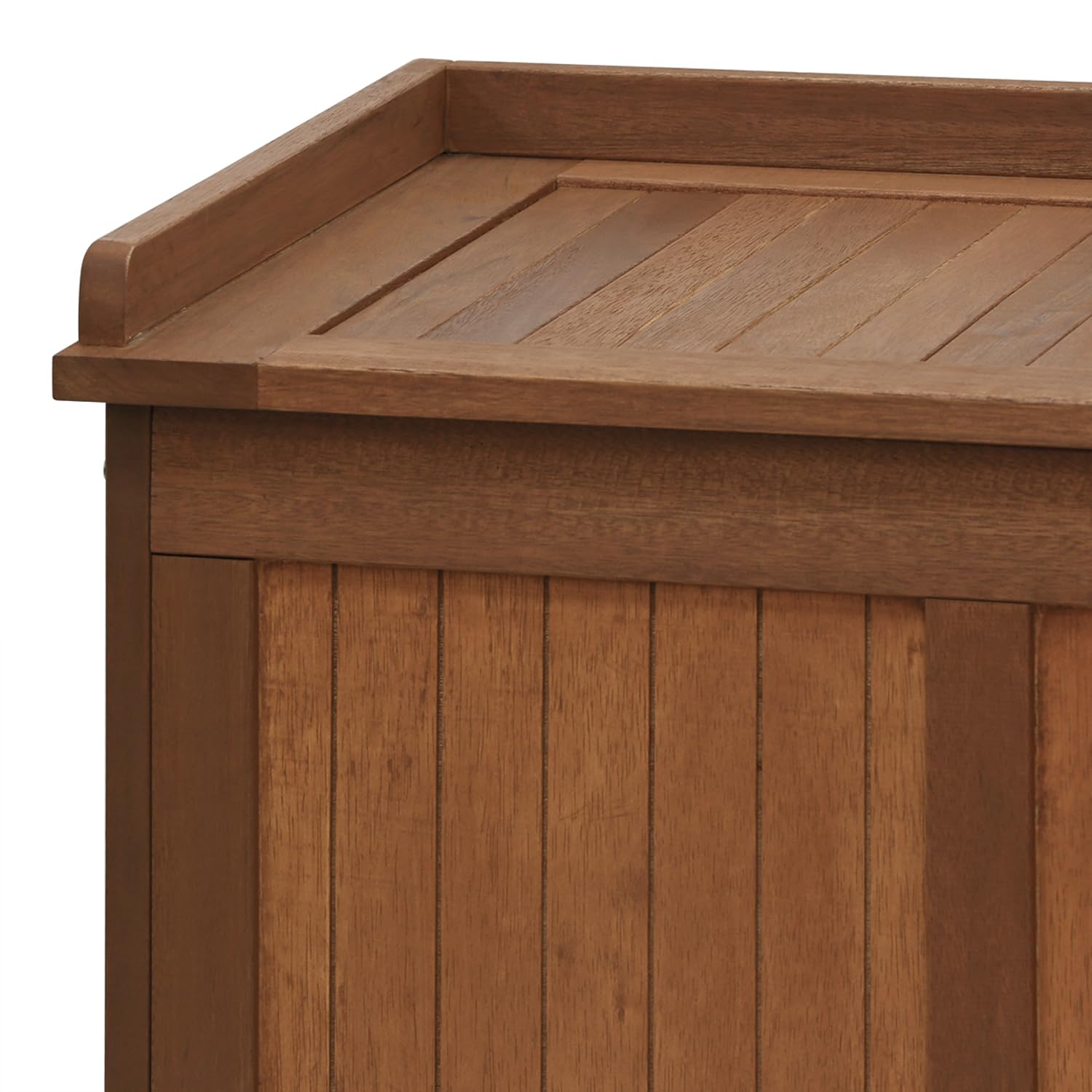 Furinno Dalam Outdoor Hardwood Storage Deck Box, Natural Furinno