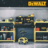DEWALT 41562 DXSTAH025 Adjustable Shop Stool with Casters DEWALT