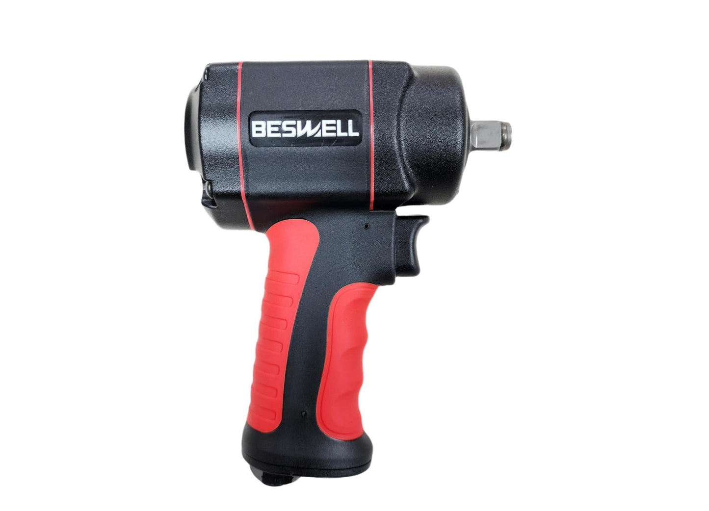 BESWELL-885 Ft.lbs Max Loosen Torque 1/2" Stubby Size Jumbo Hammer Air Impact Wrench-BW-112B3N - WoodArtSupply