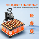 VEVOR 8 in 1 Heat Press Machine 12x15 inch Combo, Swing Away Tshirt Press Machine Digital Control, Multifunctional Heat Transfer Machine Sublimation VEVOR