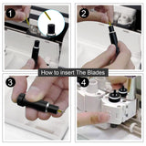 2 PCS Premium Fine Point Blade Compatible with Explore Air 2/Explore 3, Replacement Cutting Blades Compatible with Maker/Maker 3, Can cut most Hadwoer