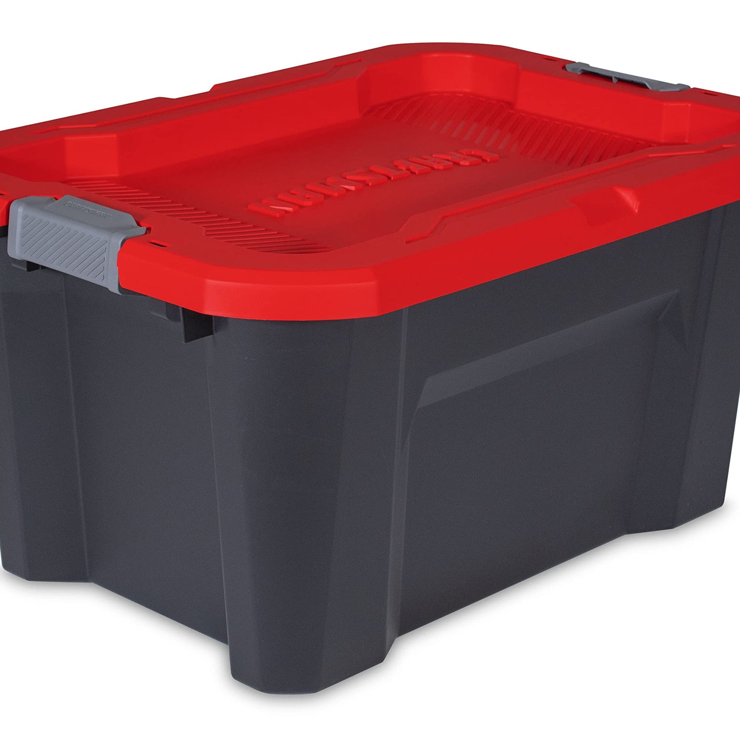 CX CRAFTSMAN, 20-Gallon Highly Durable Storage Bin & Dual Latching Lid, (14.3”H x 19.7”W x 28.2”D), Versatile Stacking Tote and Weather-Resistant CX