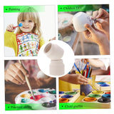 FUNOMOCYA 2pcs Flowerpot Hand Paint Mini Flower Pots Small Planter Unfinished Flower Pot Ceramic Pot Decorative Flower Pot Decorative Planter Floral FUNOMOCYA