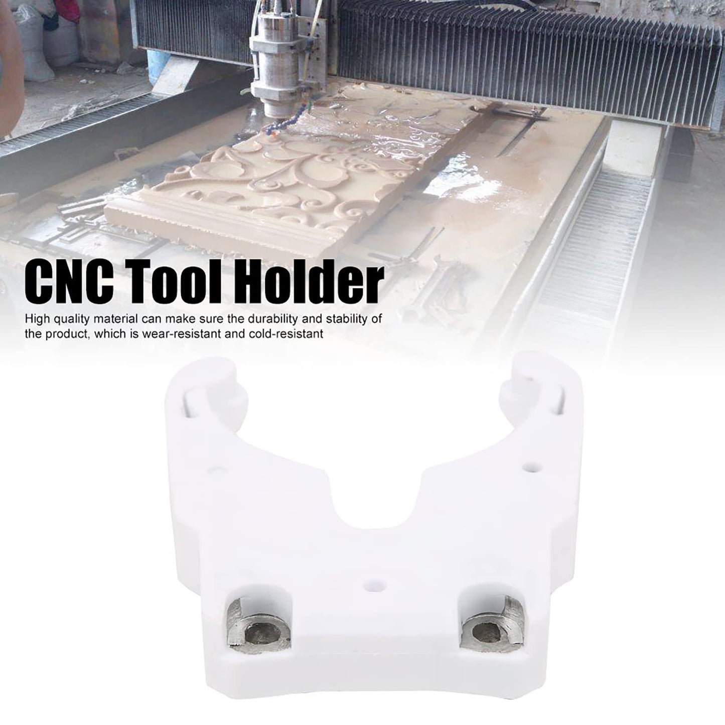 HSK63F Tool Holder Clamp, Temperature Resistant, Strong and Durable, Cradle Fork Claw High Accuracy Automatic Tool Changer for Engraving Machine