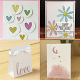 Glitter Cardstock, 40 Sheets in 20 Colors, Premium Cardstock for Cricut, Crafts and DIY Projects, Sparkly Paper for Card Making, 250 GSM Simetufy