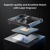 Honeycomb Working Table for Falcon 2 and Most Laser Engravers Honeycomb Working Panel for Fast Heat Dissipation and Desktop-Protecting 19.68"x 19.68" CREALITY FALCON