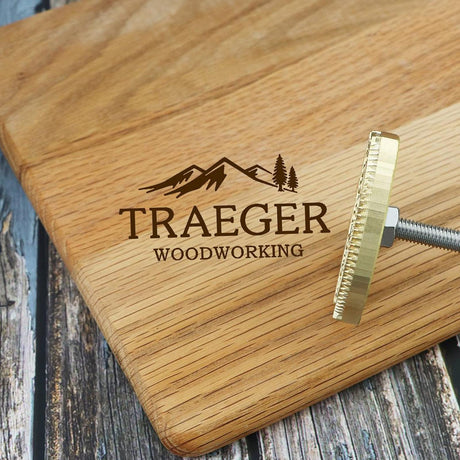 Custom Logo Wood Branding Iron by Arokimi - Leather and BBQ Heat Stamp with Handle (1.5"x1.5") Arokimi