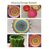 295ft/90m 2.5mm Round Synthetic Rattan Coffee Color, Plastic Wicker Repair Kit, Wicker Basket DIY Weaving Material Feyart