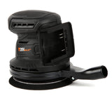 WEN Cordless Orbital Sander, Brushless with 5-Inch Random Orbit Pad, 20V Max 2.0 Ah Lithium-Ion Battery and Charger (20405),Black WEN