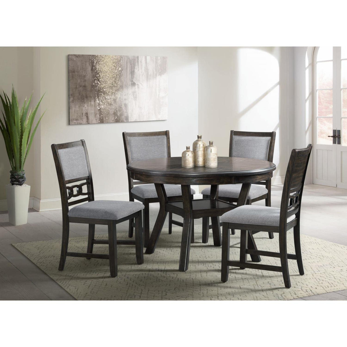 Picket House Furnishings Taylor Standard Height Dining Table in Walnut Picket House Furnishings