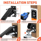 SPACEKEEPER Workbench Casters kit 920 Lbs Retractable Casters Heavy Duty Bench Caster Wheels Side Mounted Retractable Workbench Wheels Designed for SPACEKEEPER