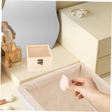 Unomor 2pcs Boxes Wooden Storage Box Small Wooden Boxes Car Interior Wood Boxes for Crafts Wood Crates Unfinished Wood Treasure Wood Unpainted Unomor