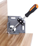 WYQYQ 4pcs Corner Clamp - Right Angle Clamp 90 Degree Wood Clamps For Woodworking, With Adjustable Swing Jaw Aluminum Alloy Frame Clamps, For WYQYQ