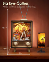 Rolife 3D Wooden Puzzles DIY Book Nook Kit 16" Music Box Model Building Kit with LED 174pcs Hobby Gift Craft for Adults Girls Boys (Sunset Carnival) Rolife