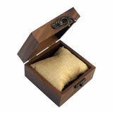 LONMAIX Walnut Wood Box for Crafts, Jewelry Box and watch box Wooden Keepsake Box Gift (Walnut) LONMAIX