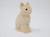 K-Musculo CatKitten - Small Unfinished DIY Wood Figurine - House Pet, Blank Craft, Hand Carved, Decoration, Miniature Animals Native Wooden Creations