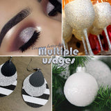 YGDZ White Glitter, Silver Glitter 200G, Extra Fine Glitter for Craft, Holographic Glitter, Snow Glitter, Festival Glitter, Clear Glitter, Glitter YGDZ