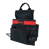 KUNN Carpenter Pouch Durable 10-Pocket Tool Belt with Hammer Loop,Tape Clip,Nail Tool Bag,Heavy Duty Quick Release Metal Buckle Tool Belts for KUNN