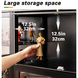 MXBCTMM Display Cases for Collectibles Acrylic Display case Glass Display Cabinet Curio Cabinet Figure Display case Cabinet China Cabinet Storage MXBCTMM