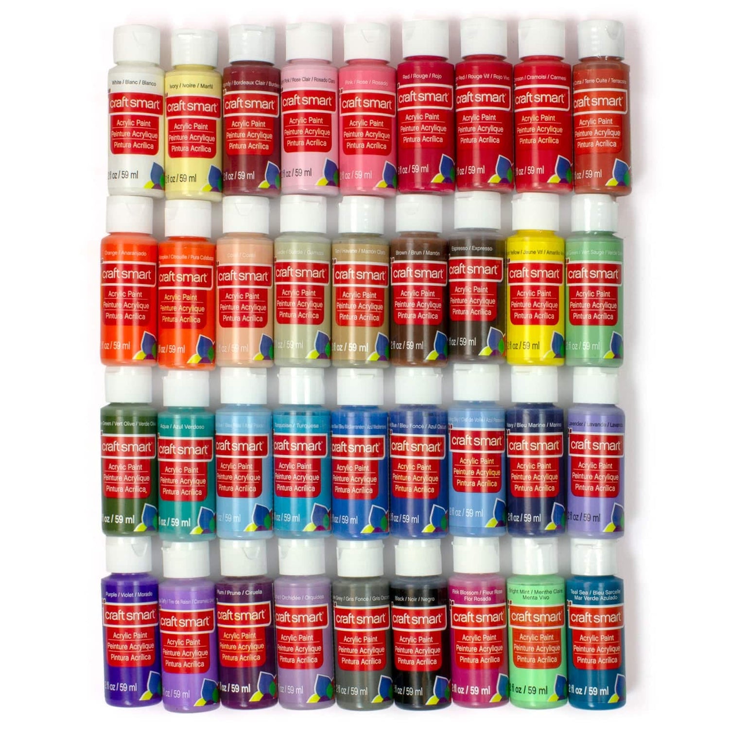 Craft Smart 36 Color Acrylic Paint Value Set Craft Smart