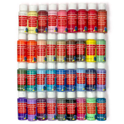 Craft Smart 36 Color Acrylic Paint Value Set