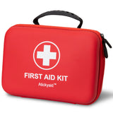 First Aid Kit 340 Piece, Premium Waterproof Hard Shell Medical Kit for Car, Home, Office, Travel, Camping, Sports, Outdoor, School - Emergency First Atickyaid