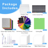 The Ultimate Accessories Bundle for Cricut Makers and All Explore Air-80pcs Perfect Tools and Accessories Kit as Gifts,Instantly Create Amazing Cutaswish