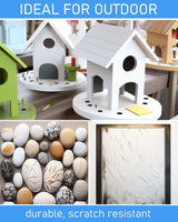 Nicpro White Large Outdoor Acrylic Paint Set (69 oz, 2040 ml) Rich Art Painting Supplies Non Toxic Multi Surface Paint for Canvas, Wood, Leather, Nicpro