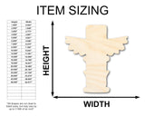 Unfinished Wood Totem Shape | Native American | Craft Cutout | up to 36" DIY 7" / 1/8" 24 Hour Crafts