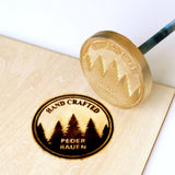 Custom Branding Iron for Wood and Leather - Arokimi BBQ Heat Stamp with Handle (2"x2") Arokimi