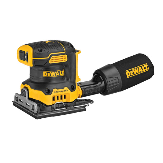 DEWALT 20V MAX* XR Palm Sander, Sheet, Variable Speed, 1/4-Inch, Tool Only (DCW200B) - WoodArtSupply