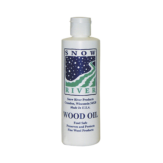 Snow River USA Wood Oil for all wood type cutting boards, 8 oz - WoodArtSupply