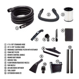 Vacmaster VWM510 5-Gallon 5 Peak HP Remote Control Wall Mount Wet/Dry Shop Vacuum , Blue Vacmaster