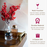 Fine Nest Home Decorative Acacia Wood Ottoman Tray - Coffee Table Tray - Breakfast, Party, Drinks, Snack, Liquor Serving Platter - Farmhouse to Fine Nest Home