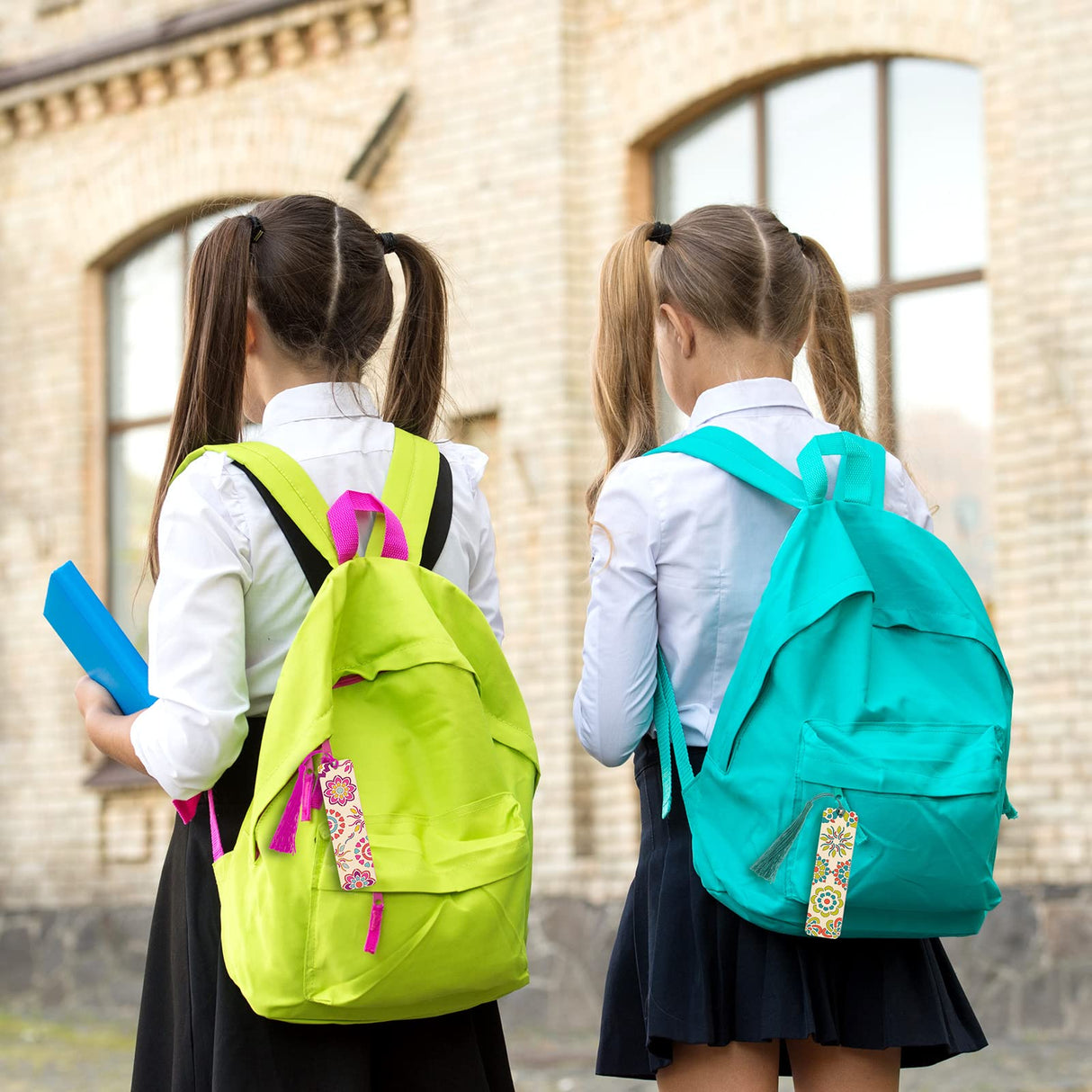 92 Pieces Unfinished Wood Bookmark with Colorful Tassels DIY Templates Blank Bookmarks Ornament Wooden Bookmarks DIY Bookmarks for Kids DIY Crafts TaoBary