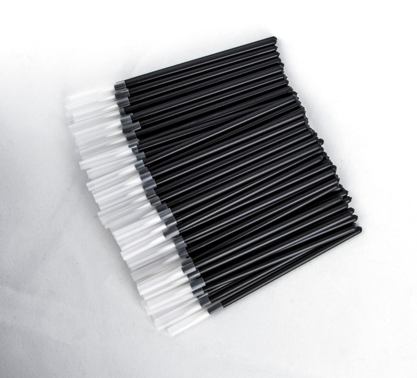 KOLAMOON 100 Pack Disposable Eyeliner Brushes Fine Point Applicator Makeup Eye Liner Wands Eyeliner Makeup Brushes - WoodArtSupply