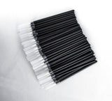 KOLAMOON 100 Pack Disposable Eyeliner Brushes Fine Point Applicator Makeup Eye Liner Wands Eyeliner Makeup Brushes KOLAMOON
