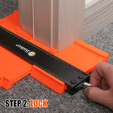 Saker Contour Gauge (10 Inch Lock) Profile Tool-Adjustable Lock-Men Stocking Stuffers Christmas Gifts for Men Dad Him-Precisely Copy Irregular Shape Saker