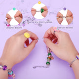 homicozy DIY Charm Bracelet Making Kit for Girls with A Unicorn Compartment Storage Box, Jewelry Making Kit Craft Beads, Necklace, Ring, Christmas homicozy