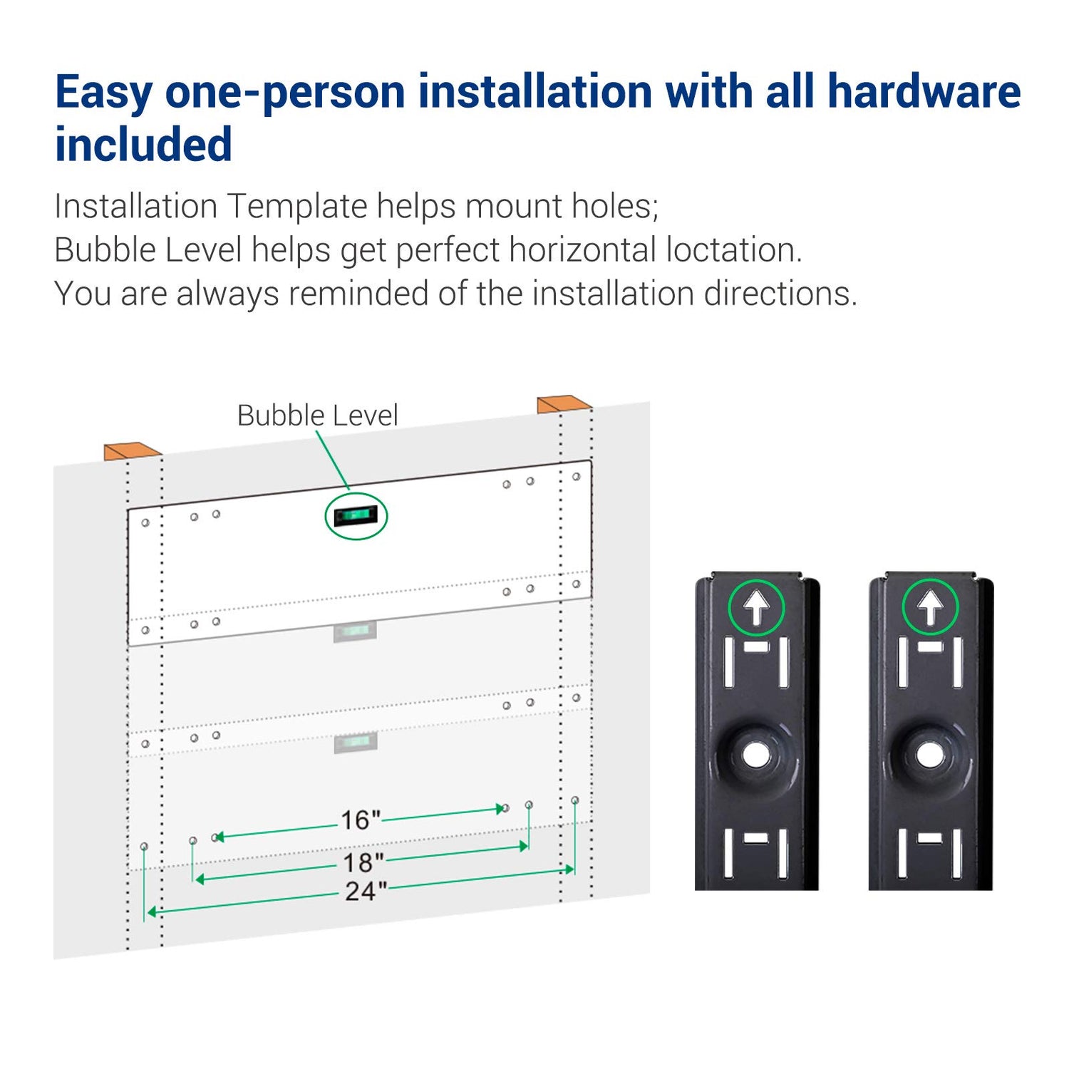 Fleximounts 3-Tier 1x4ft Garage Storage Wall Shelving 12-inch-by-48-inch per Shelf Height Adjustable Floating Shelves (Black) Fleximounts