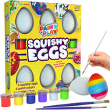 Dan&Darci Egg Squishy Painting Kit - Arts and Crafts for Girls and Boys - Kids Easter Art Activities - Craft Gift for Kids Ages 4 5 6 7 8 9 10 Year Dan&Darci